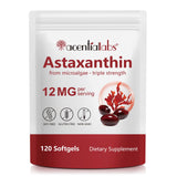 Bouteille REVIGLAM Astaxanthine 12mg prête pour une routine quotidienne et le soutien oculaire.