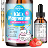 ReviNutra Enfants flacon glycinate liquide, oméga-3 et fraise.