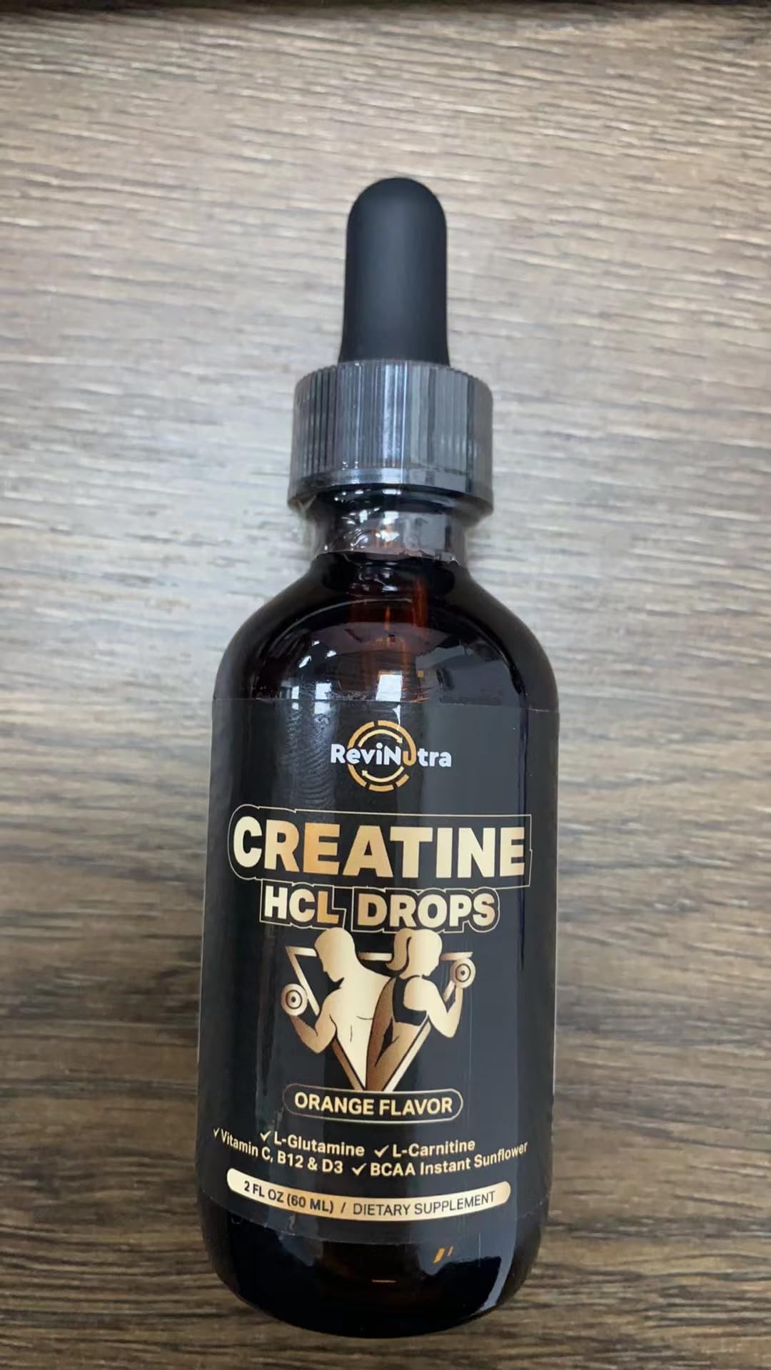 Goût orange naturel ReviNutra, agréable à boire