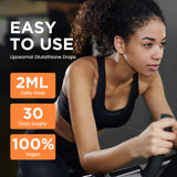 ReviNutra liposomal glutathione emballage-pratique — stockage et accès faciles.