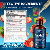 Saveur fraise naturelle du NAD liposomal ReviNutra.