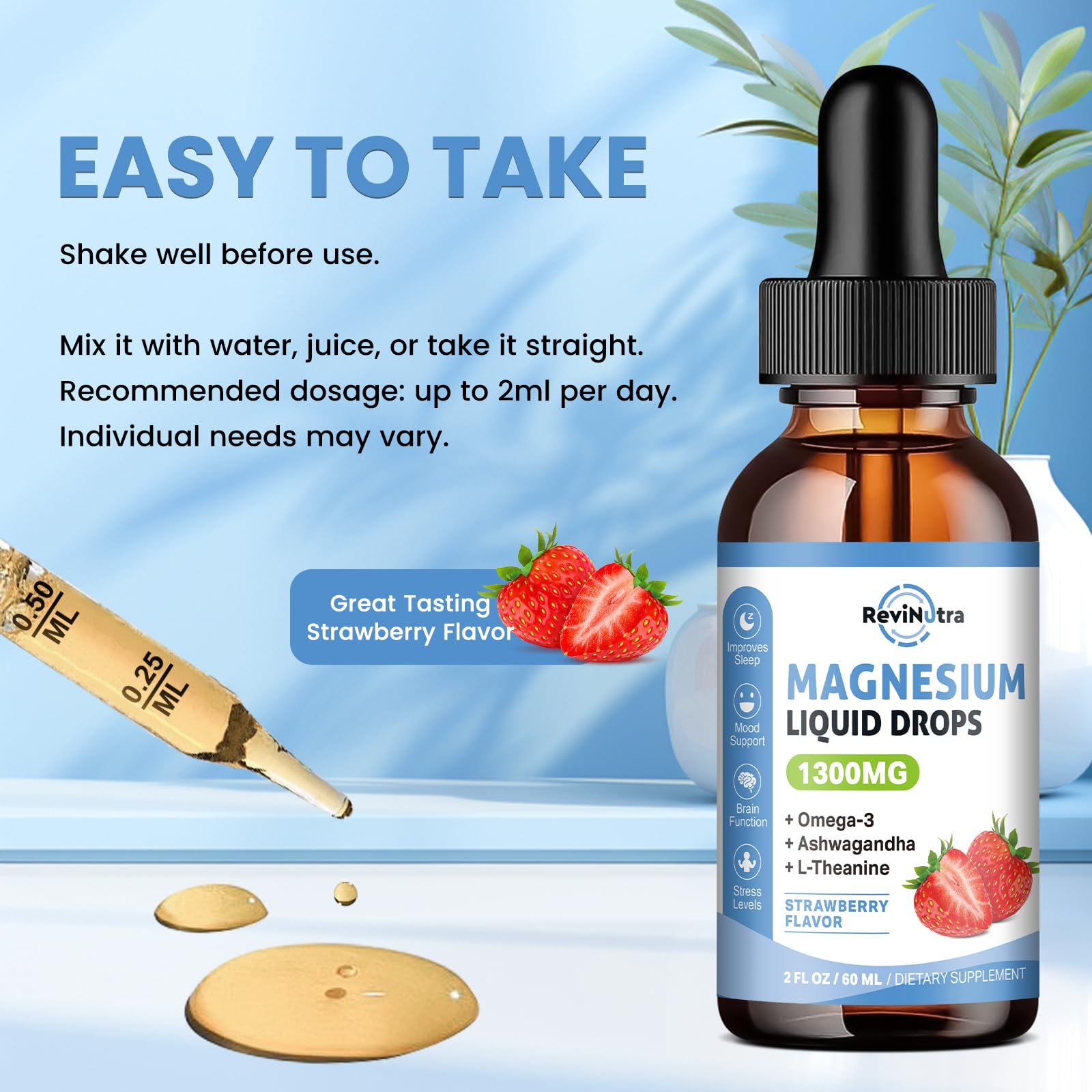 ReviNutra Triple Magnesium Complex — emballage clair et fiable pour votre routine.