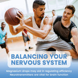 ReviNutra Triple Magnesium Complex — gouttes à prendre avec eau pratique et rapide.