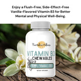 Revitalize Wellness Vitamine B3 masticables vanille, usage quotidien facile et pratique.