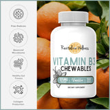 Revitalize Wellness Vitamine B3 masticables vanille, saveur douce pour routine journalière.