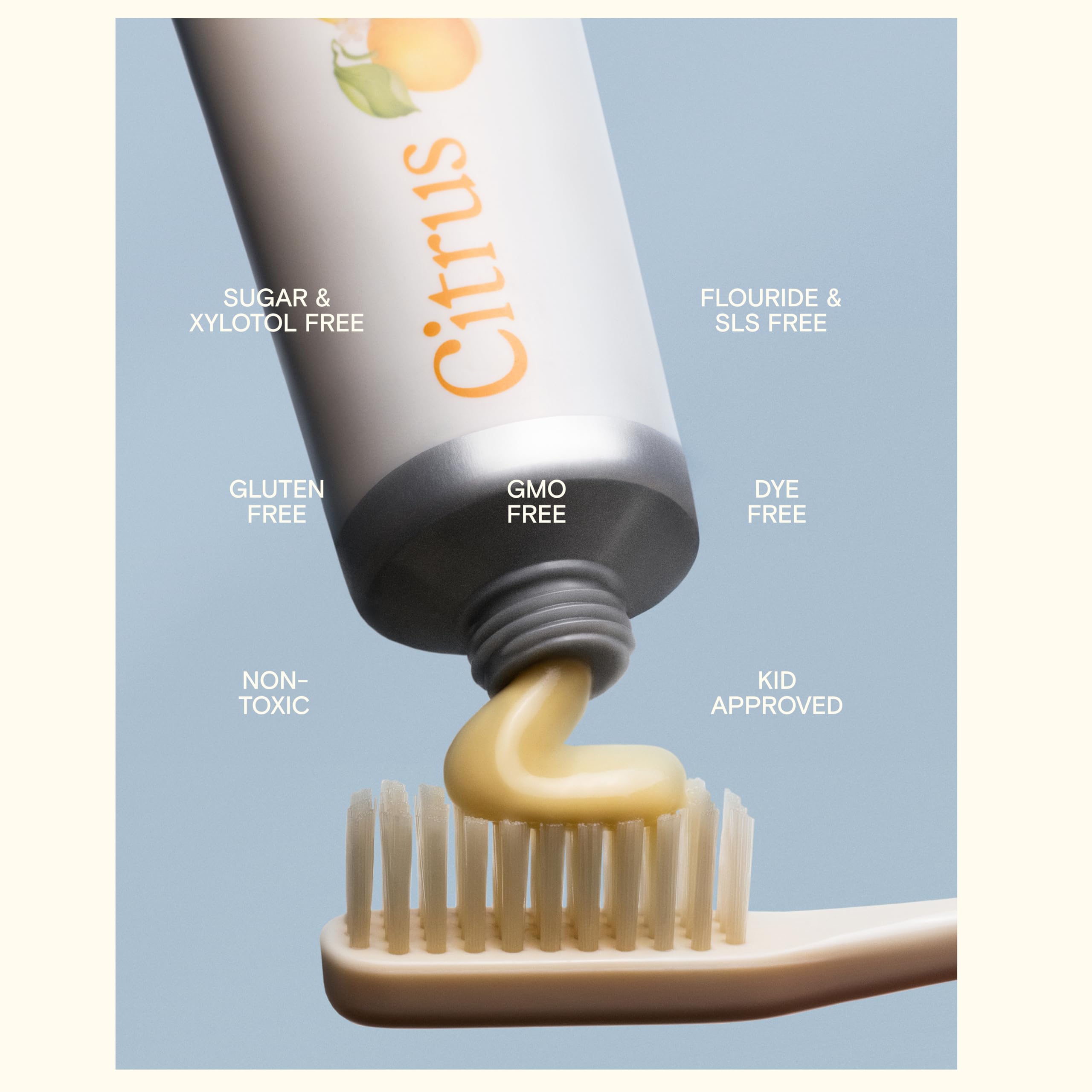 Revitin dentifrice prébiotique menthe – texture crémeuse pour un brossage agréable.