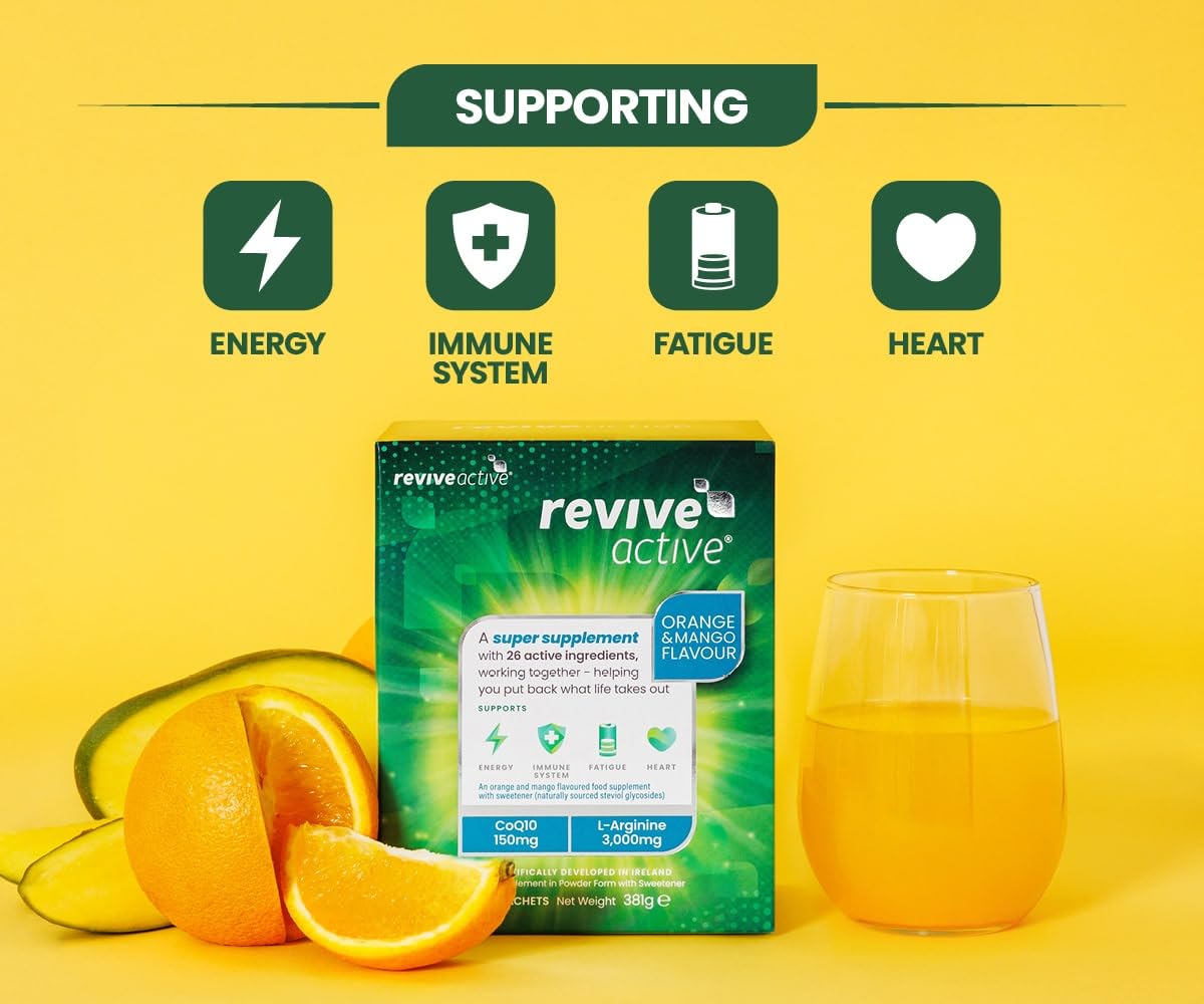 Préparation dans l'eau avec Revive Active, boisson rafraîchissante.