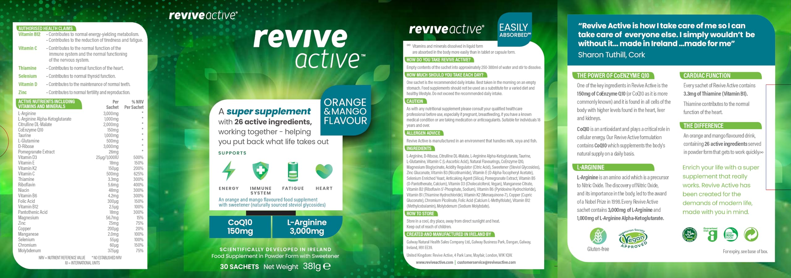 Routine saine avec Revive Active, énergie et vitalité au quotidien.