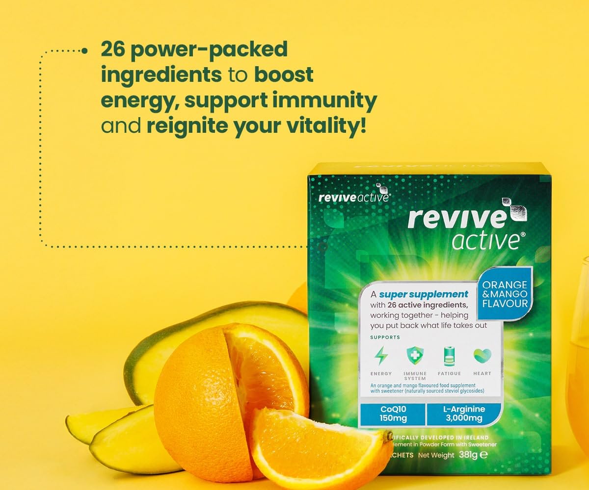 Sachets Revive Active, format 30 jours pour une utilisation continue.