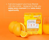 Athlète en action utilise Zest Active pour soutenir vitalité et récupération.