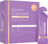 Revive Collagen Menopause sachets saveur pomme-cassis, boisson prête à consommer le soir.