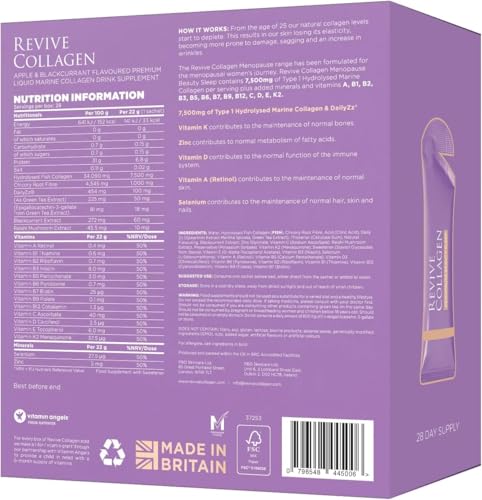 Sachets saveur pomme-cassis Revive Collagen, exemple pratique d'intégration quotidienne