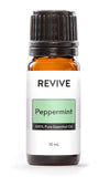 Revive Essential Oils Menthe Poivrée, flacon 10 ml pour aromathérapie et soin.