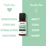 Menthe Poivrée Revive Essential Oils, humidificateur pour purifier l’air et stimuler les sens.