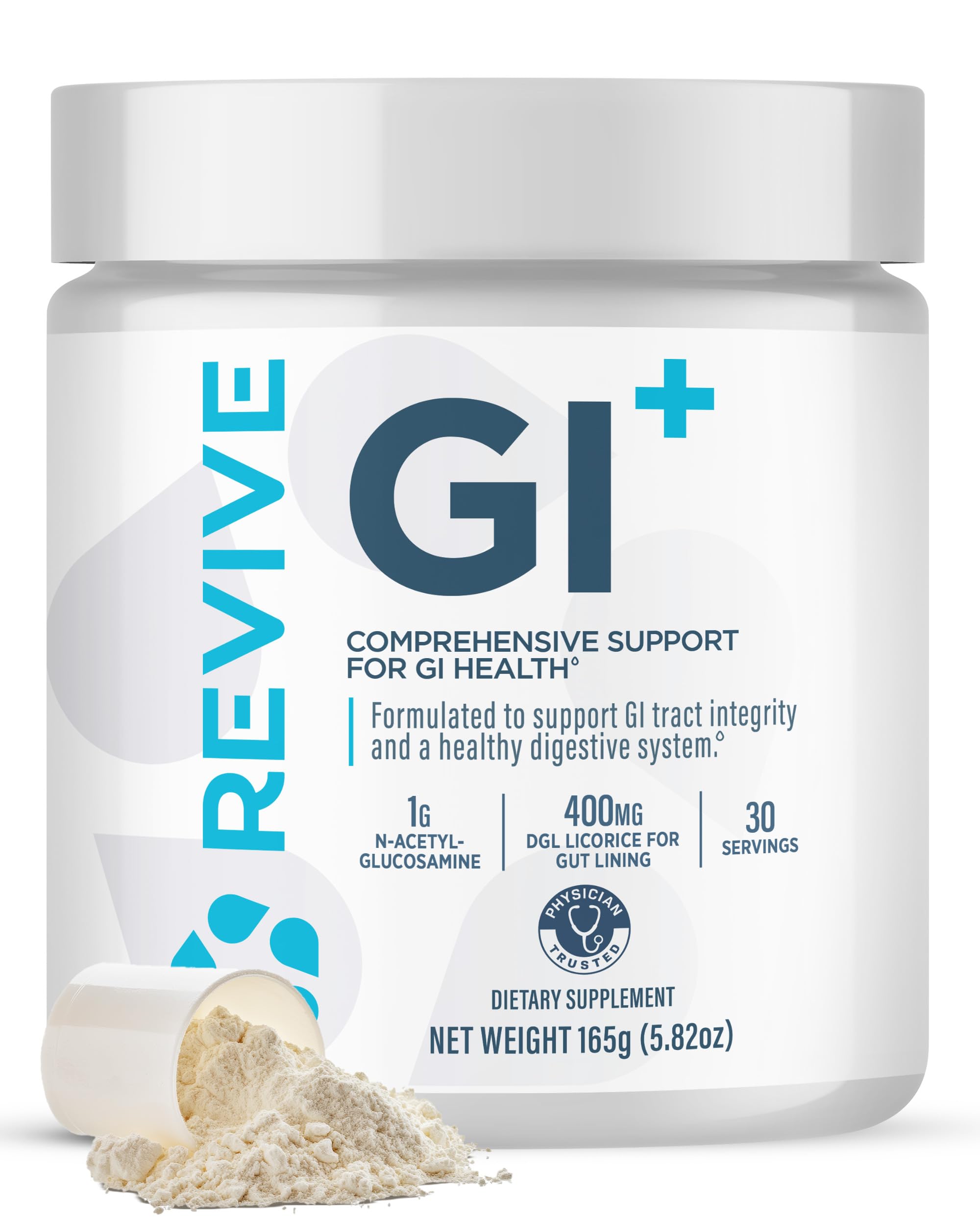 Revive GI Plus – Bouteille prête à soutenir l'équilibre intestinal au quotidien.