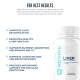 Revive MD, ingrédients N-acétyl-cystéine, nutriments clés pour soutenir l'organisme.