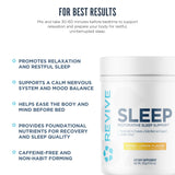 Inositol et glycine favorisent une transition plus douce vers le sommeil.