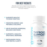 Prise avec repas avec Revive MD Thyroïdien pour absorption optimale