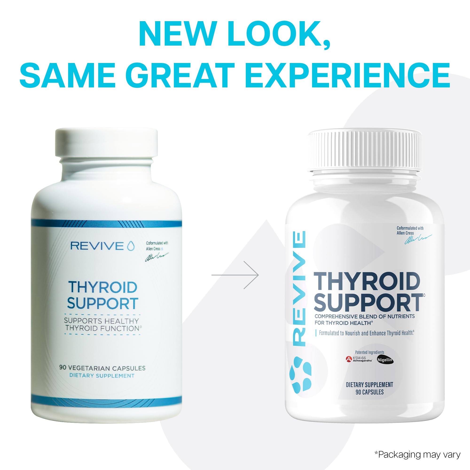 Formulation nutritive de Revive MD Thyroïdien avec vitamines et minéraux