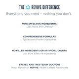 Capsules Suntheanine Revive MD sur bureau, idéal pour le travail.