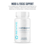 Revive MD Suntheanine gélules sur table, accompagne la routine quotidienne.