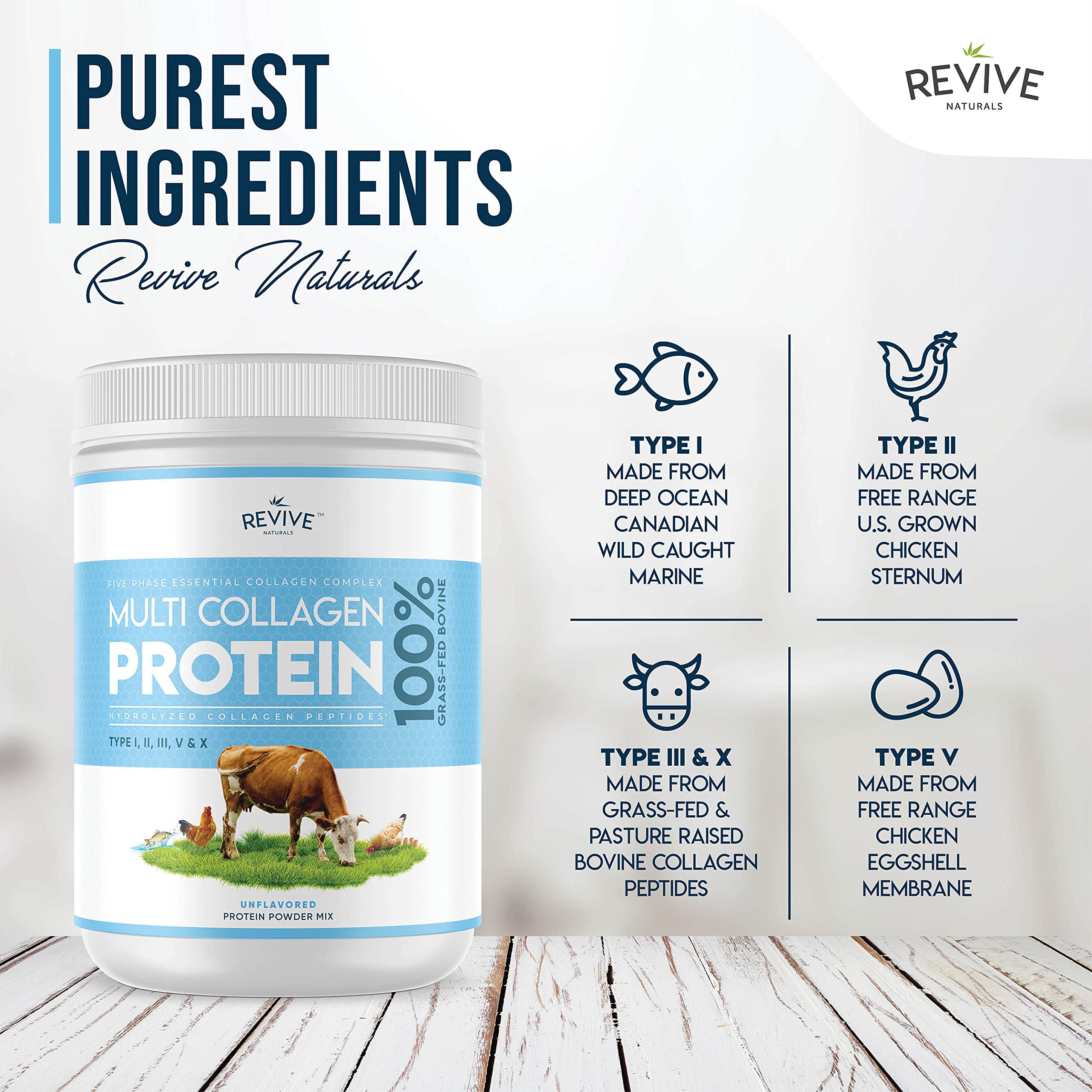 Revive Naturals: poudre facile à mélanger dans smoothies et boissons