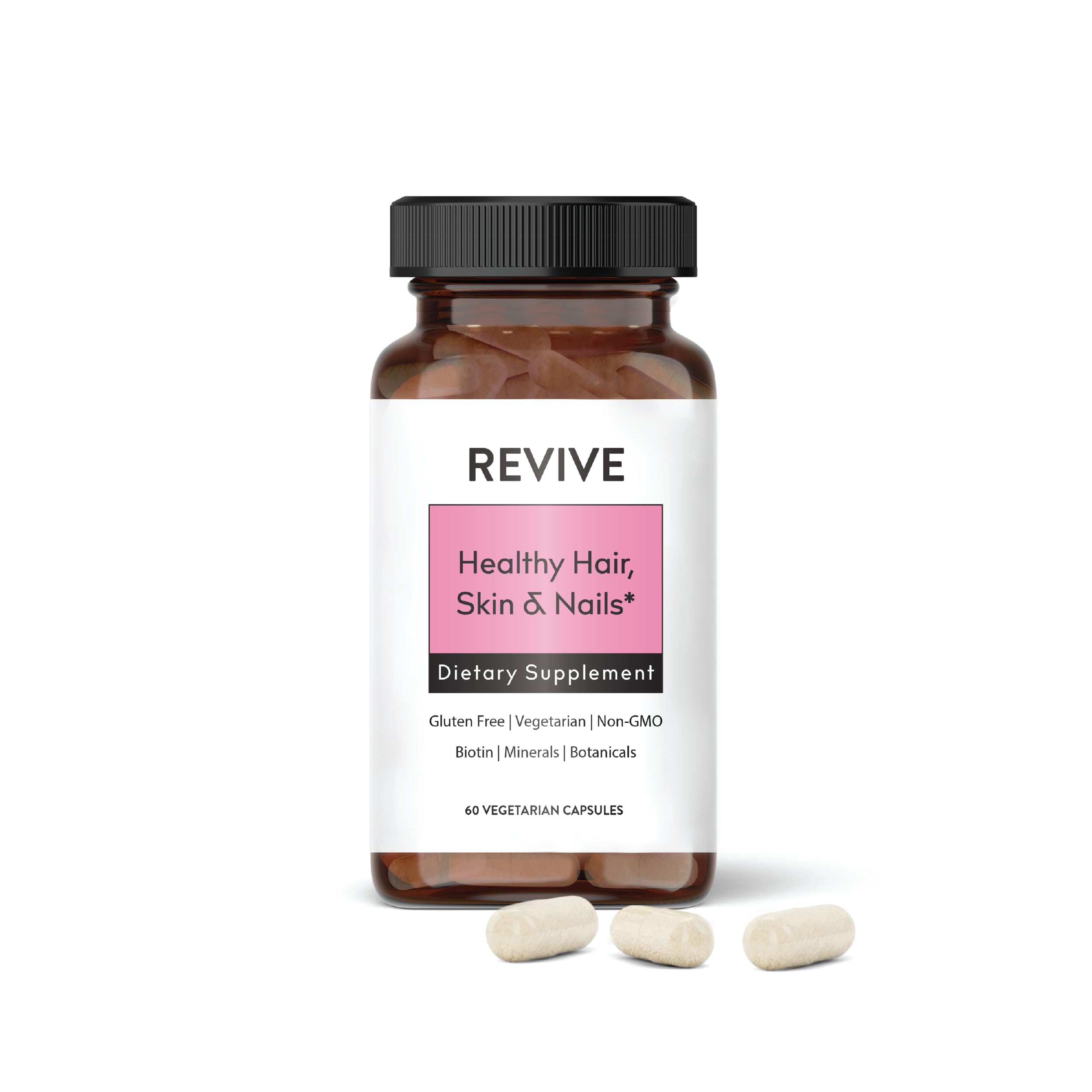 REVIVEEO: flacon du complément cheveux-peau-ongles pour beauté intérieure