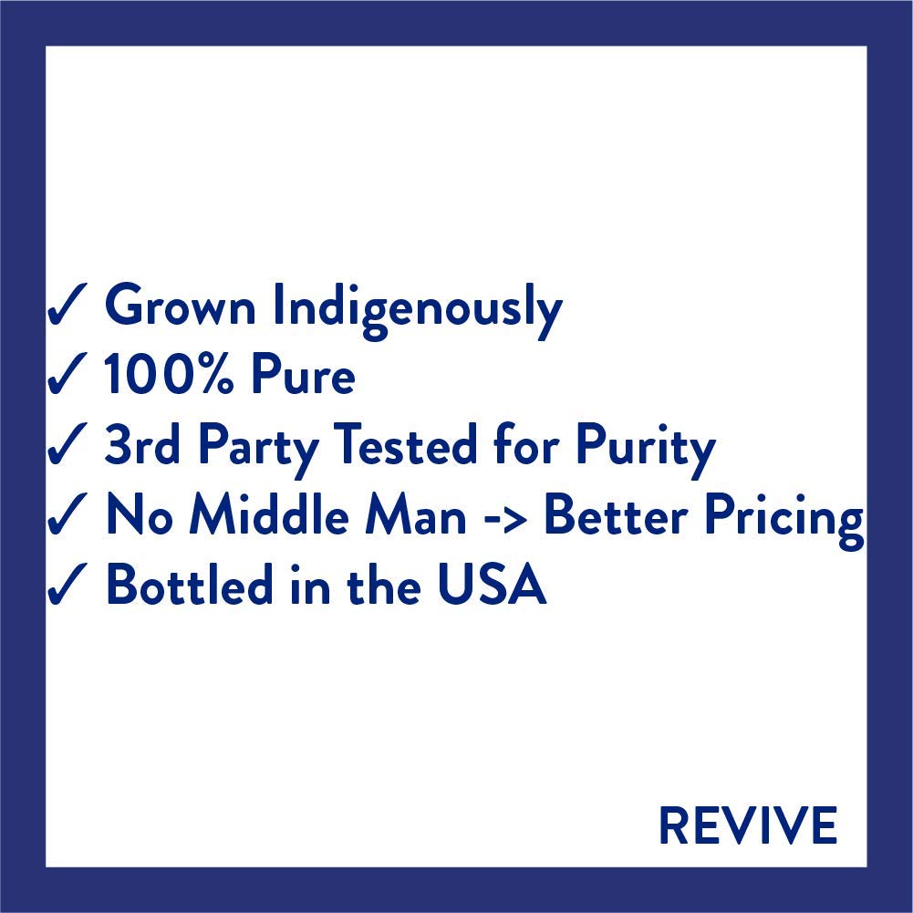 Huile REVIVEEO Frankincense Sacra pour massage, détente et peau nourrie.