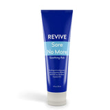 REVIVEEO Sore No More crème apaisante au menthol pour un refroidissement ciblé et relief temporaire.