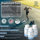 REVIVER bicarbonate vitamines BioPerine, absorption améliorée et récupération.