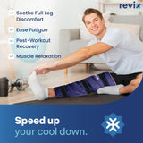 REVIX application hanche jambe, adaptation confortable autour des os et joints.