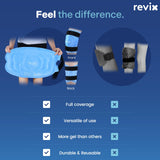 REVIX bande-glace-polyvalente-xxxl : sangles réglables pour un maintien sûr.