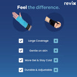 REVIX bords étanches: évitent les fuites de gel.
