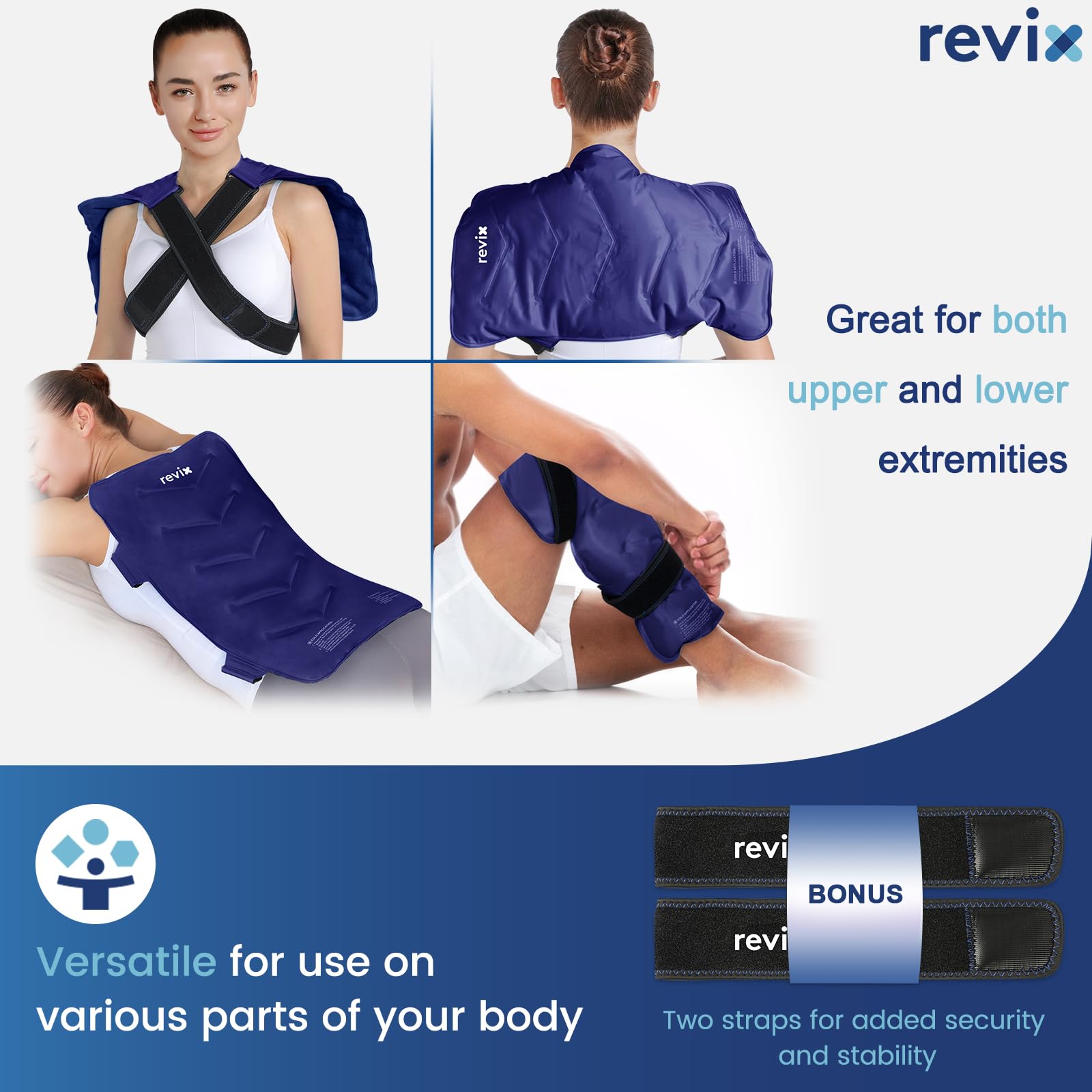 REVIX bords-renforcés évitent les fuites et prolongent l'usage