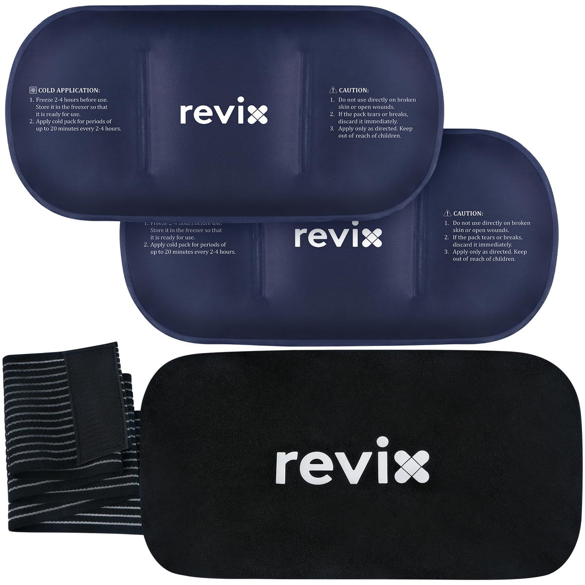 REVIX compresse froide 14x7 pour le dos, confort ciblé et refroidissement localisé.