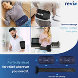 REVIX compresse froide 14x7 pour la hanche, couverture généreuse et stabilité.