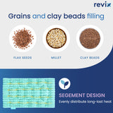 REVIX compresse thermique, utilisation chaude et froide, verte.