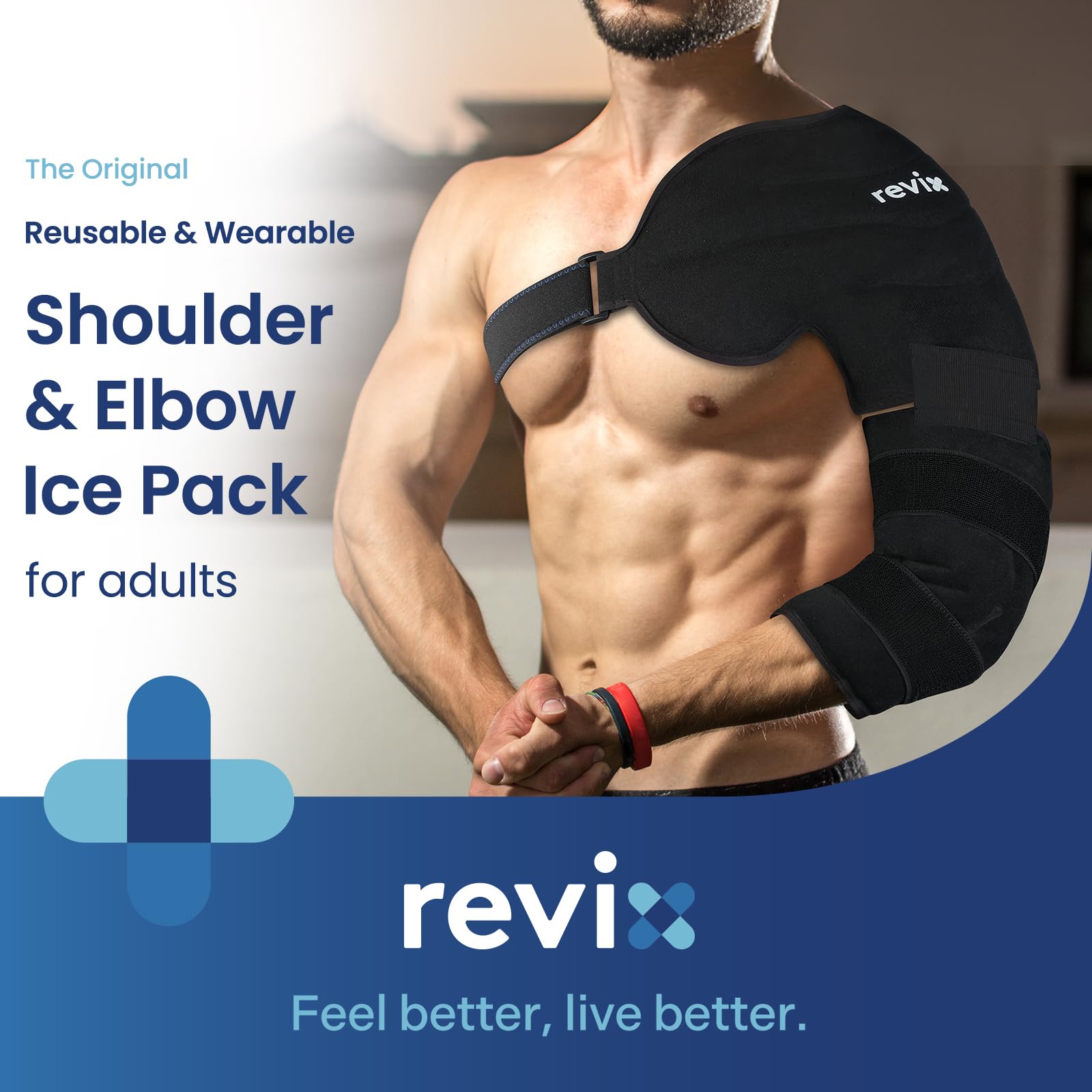 REVIX design epaule-coude ajusté, couverture élargie pour un maintien sûr