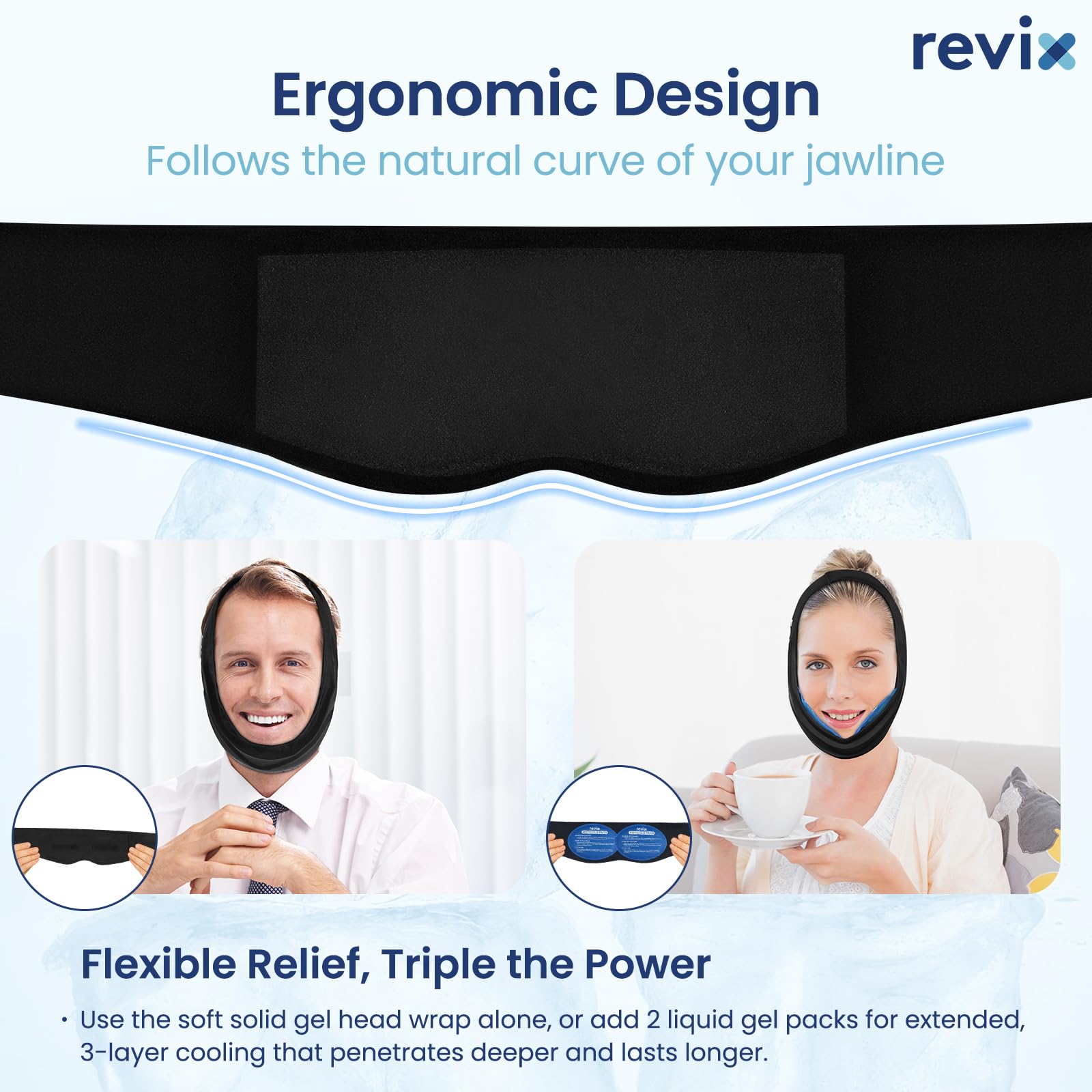 REVIX Design flexible s'adapte à toutes tailles et formes