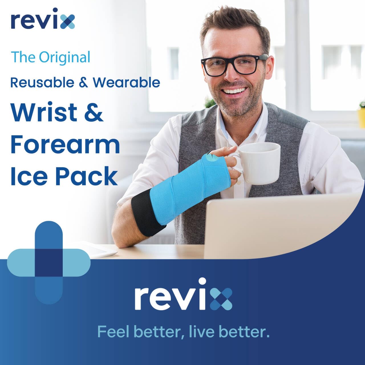 REVIX design réversible: choix entre froid et chaud selon le besoin.