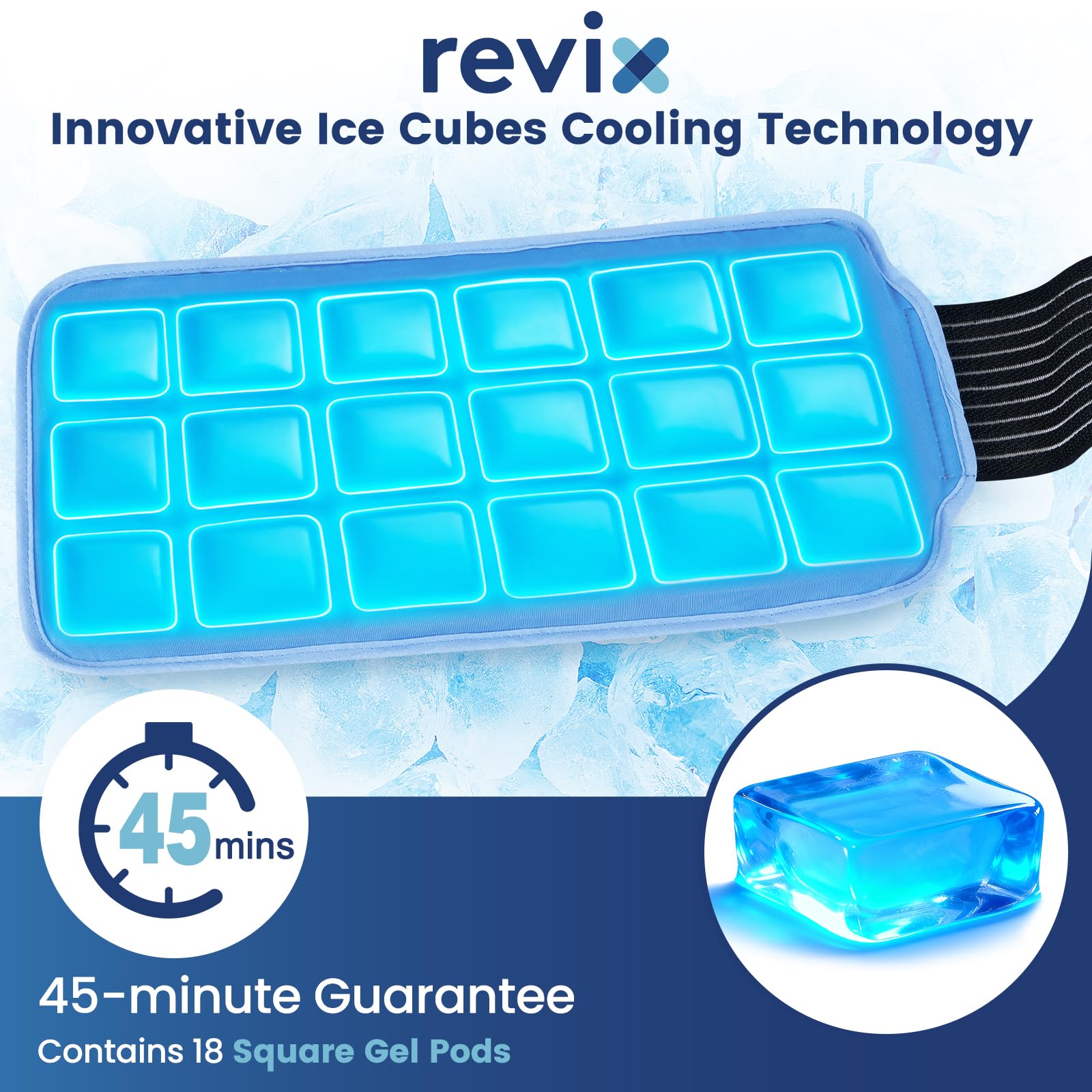 REVIX distribution-glace-uniforme garantit un refroidissement constant.