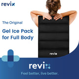 REVIX enveloppement dos abdomen flexible – ajuste les zones ciblées pour le confort.