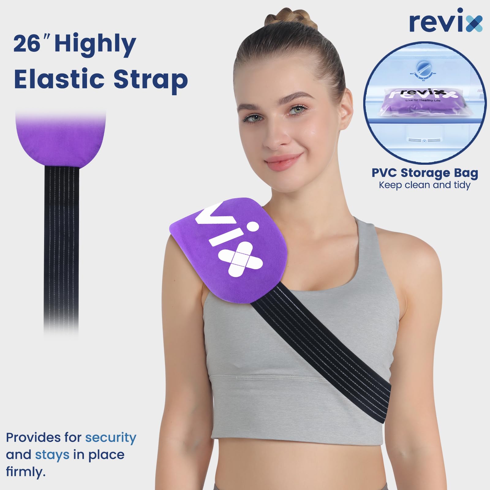 Ensemble pratique REVIX, 5 pièces faciles à changer et congeler.