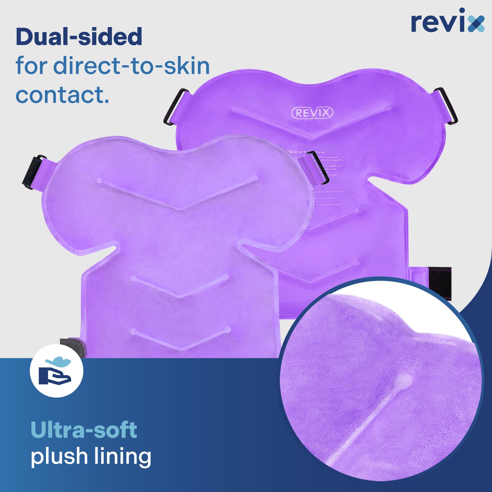 REVIX épaule: design réversible pour épaule droite ou gauche.