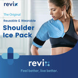 REVIX épaule glace face nylon – refroidissement direct pour tension musculaire