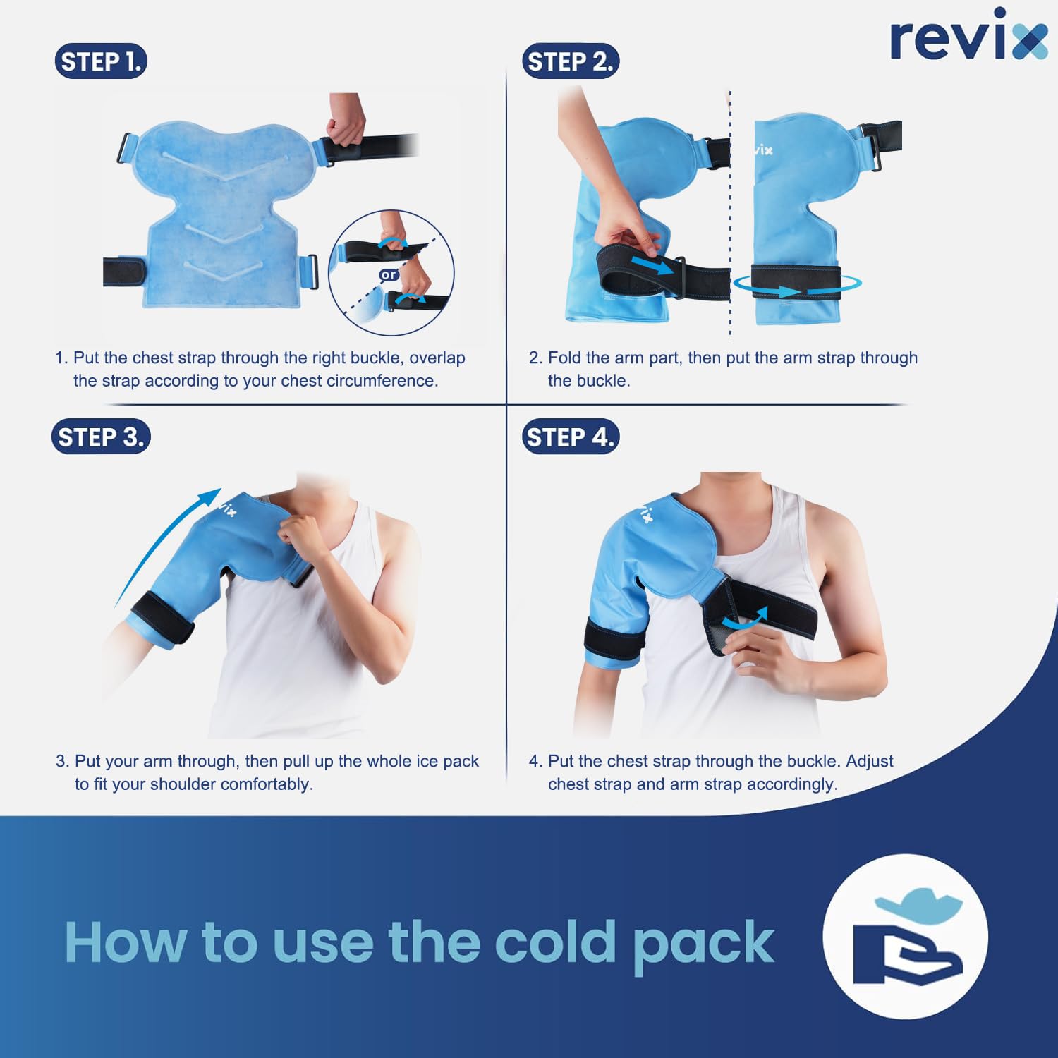 REVIX gel performant – gel qui reste froid plus longtemps