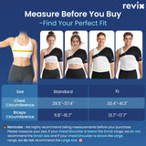 REVIX epaule tissu lycra doux offre confort et ajustement.
