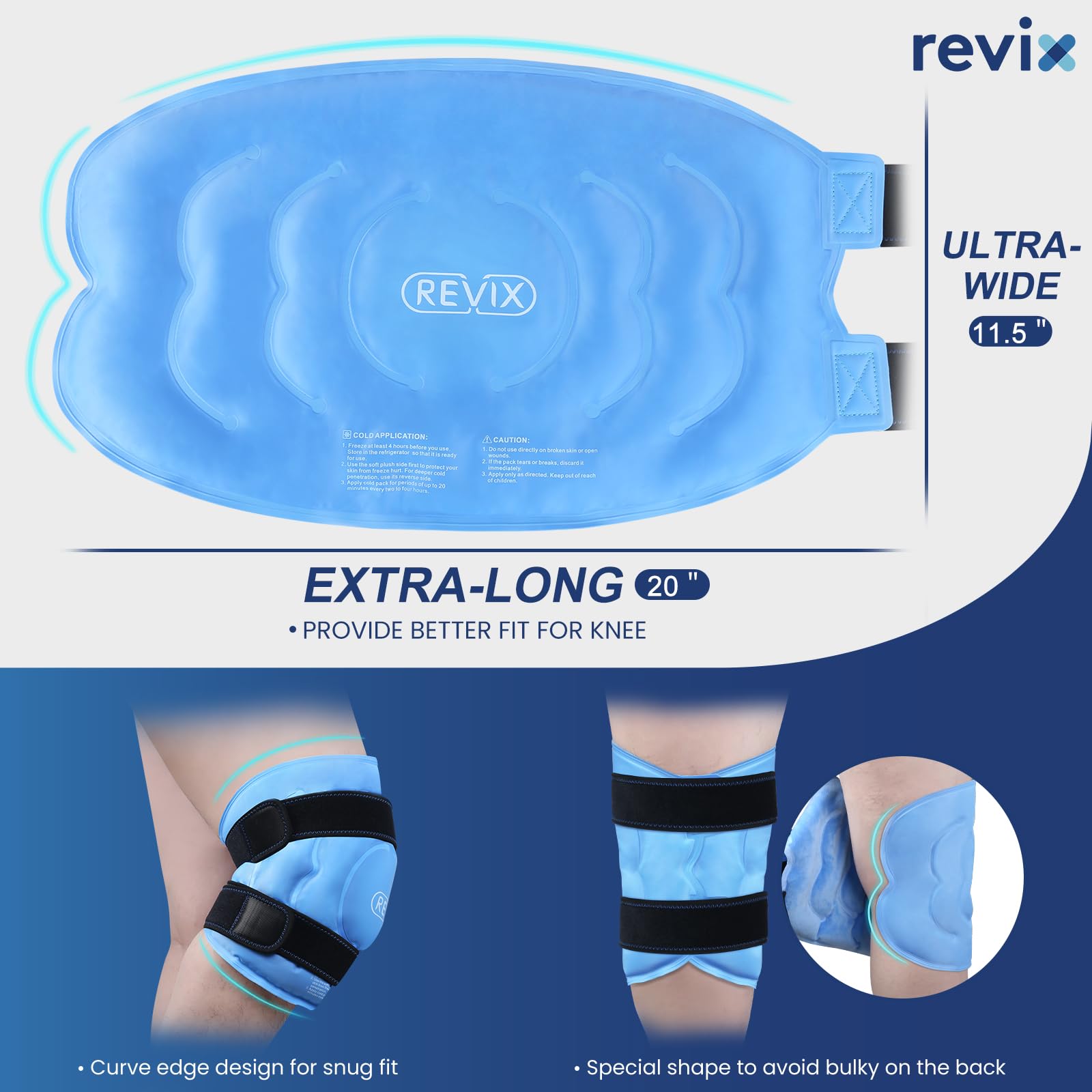 REVIX epaules-glace-xxxl : répartition du froid pour le confort d'épaule.