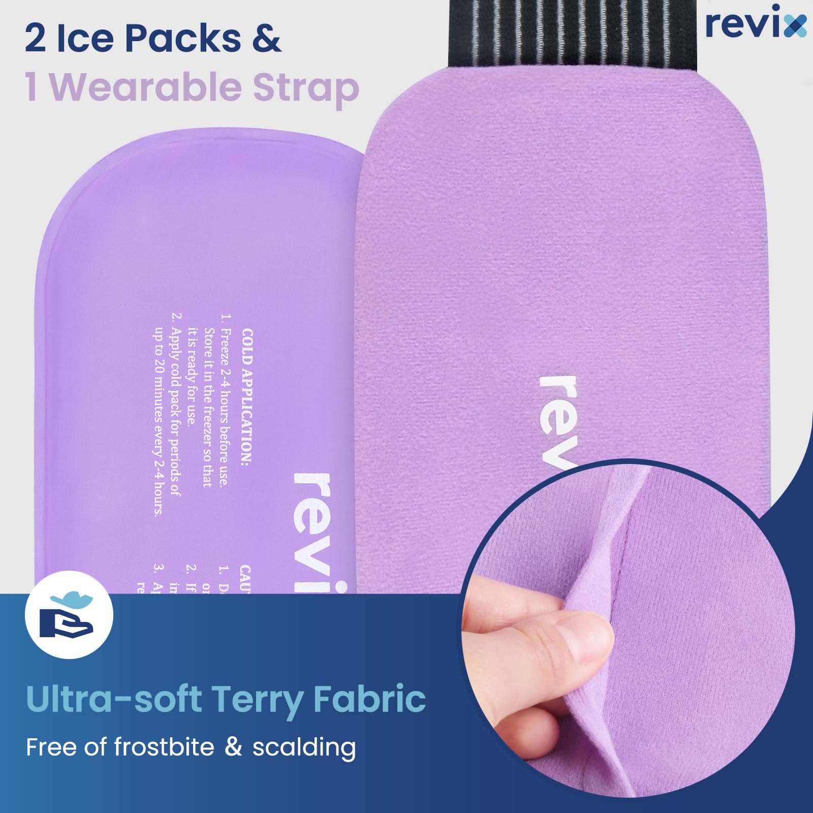 REVIX format 10x5 idéal pour le dos et les épaules.