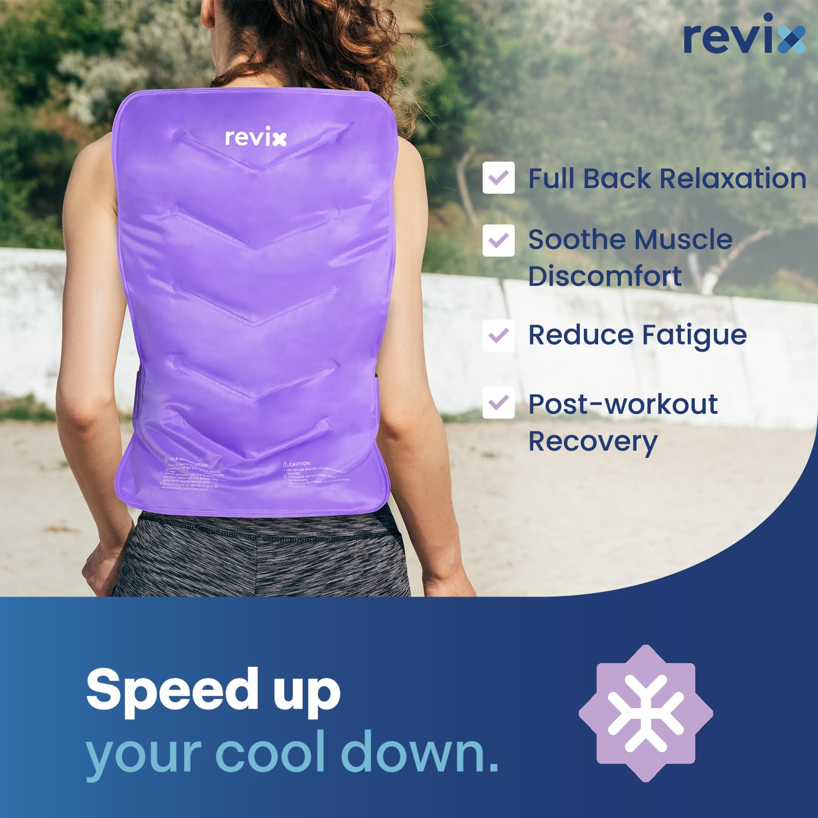 REVIX gel flexible refroidissement prolonge l expérience du dos